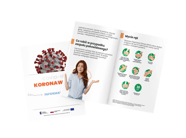 Informatory na temat koronawirusa - miniatura projektu