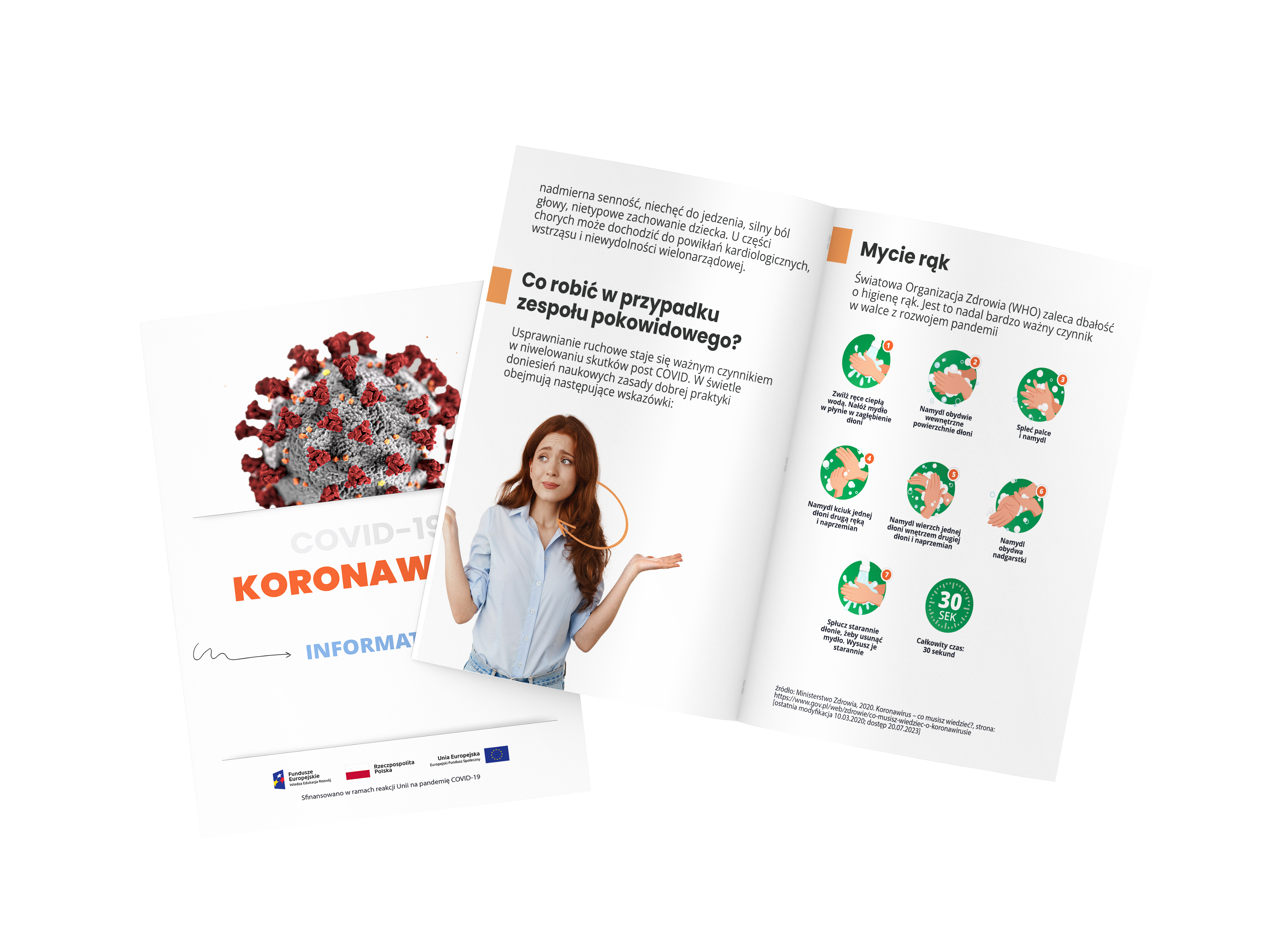 Informatory na temat koronawirusa - miniatura projektu