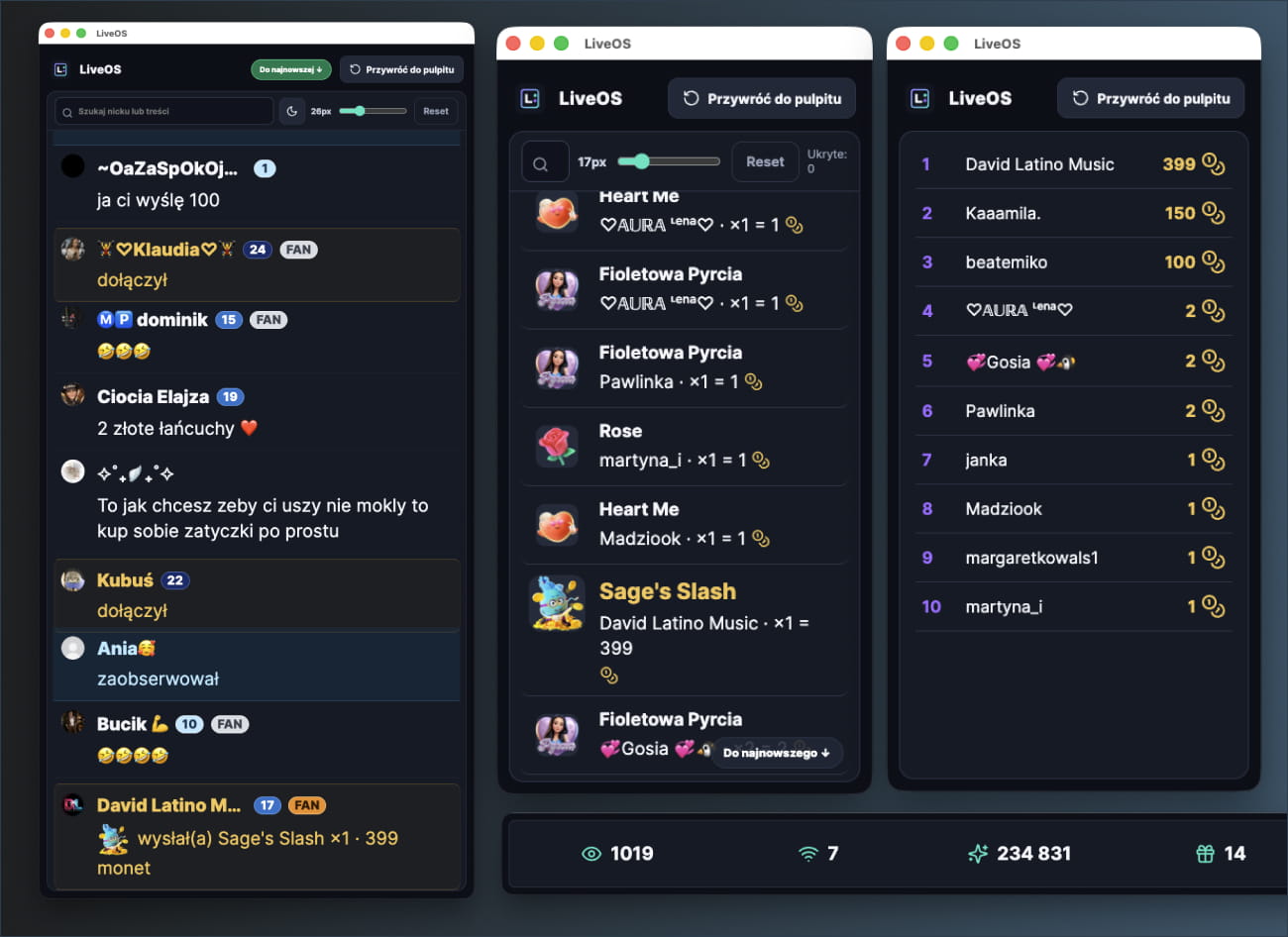 LiveOS - UI oraz UX zrobione przy pomocy AI