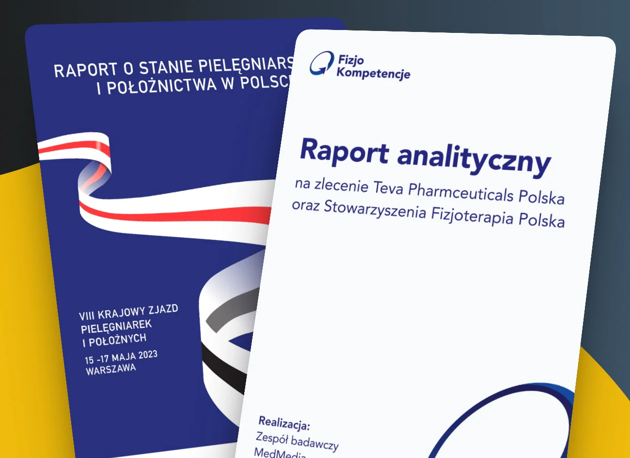 Przykłady opracowanych graficznie badań