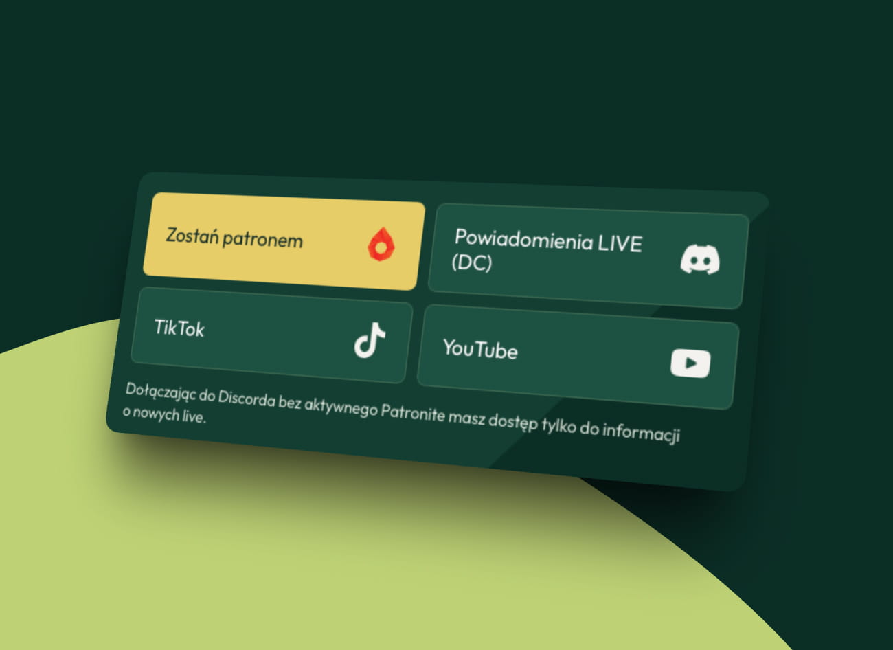 Przyciski na mattolech.pl