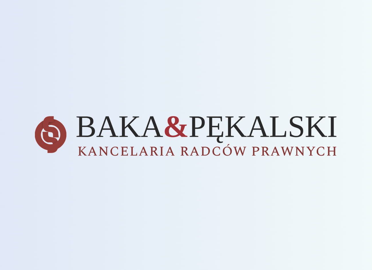 Nowe logo, które zaprojektowałem - Kancelaria Radców Prawnych Baka & Pękalski