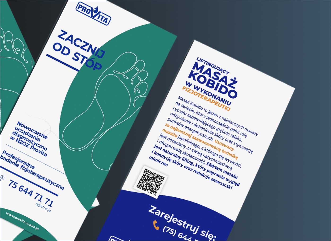 Projekt ulotek dla firm