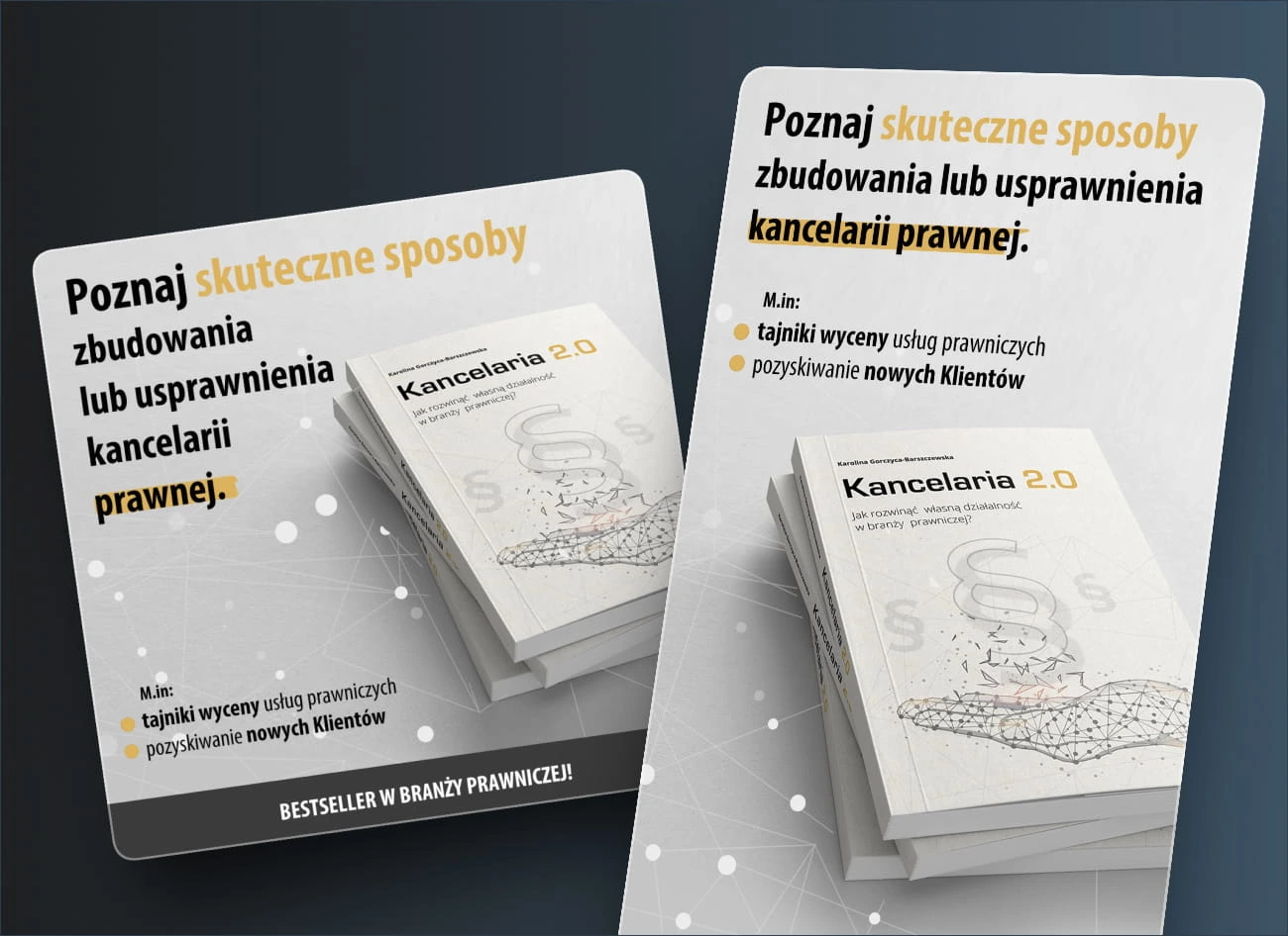 Projekt reklam dla kancelarii prawnej