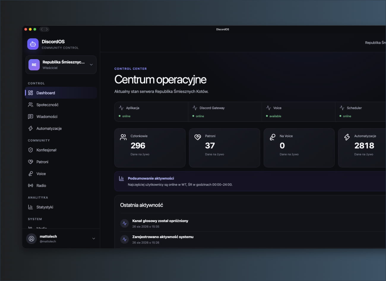 Vibe coding - własny bot Discord