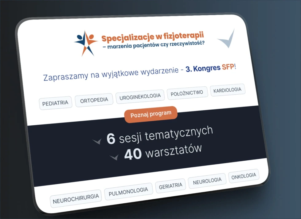Design mailingu zawierający kluczowe elementy brandingu wydarzenia
